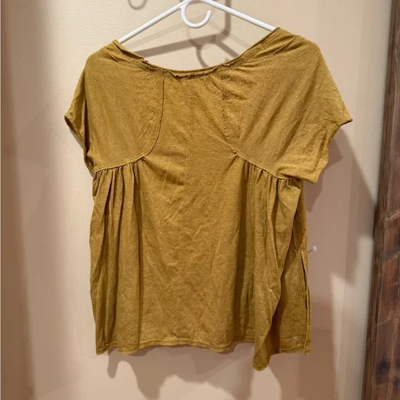 We The Free Women's Short-Sleeve Tee in Mustard - Picture 3 of 4